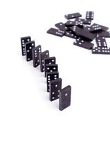 dominoes - isolated on white