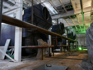 RUSSIA, NADYM - JUNE 6, 2011: Сorporation GAZPROM in Novy Ureng