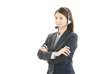 笑顔のオペレーター