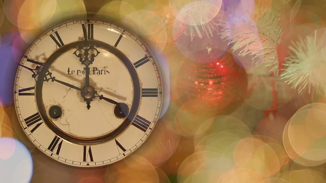 New Year's clock