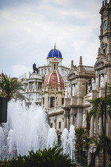 tipical architecture of the Spanish city of Valencia