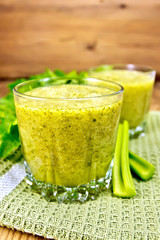 Cocktail with celery on board