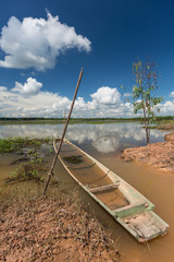 See mit Fischerboot