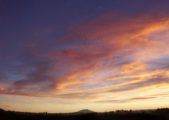 Warm sunset or sunset sky