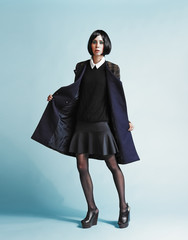 Woman and coat