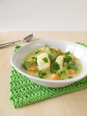 Fischsuppe mit Gemüse