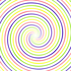 Obraz premium Black and White Abstract Psychedelic Art Background. Vector Illu