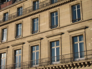 Obraz premium Façade d'immeuble à Paris