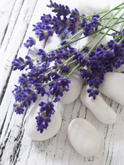 spa arrangement with lavender © Vesna Cvorovic