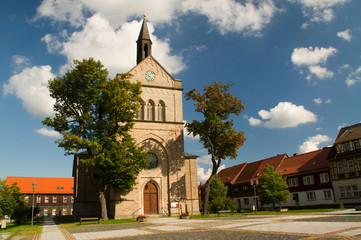Fototapeta na wymiar Kirche in Hasselfelde