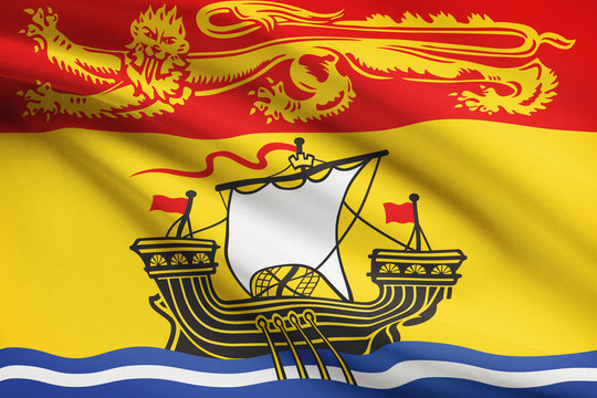 Canadian provinces flags series - New Brunswick