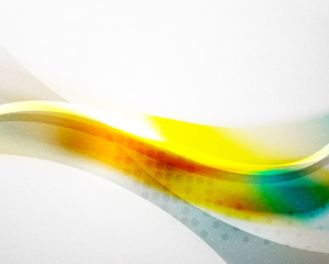 Unusual abstract color wave