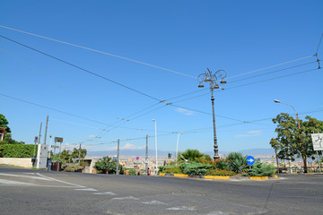 Fototapeta na wymiar Cagliari roundabout