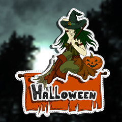 Obraz premium Halloween background