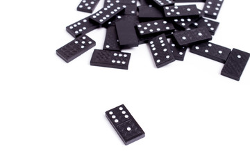 dominoes - isolated on white