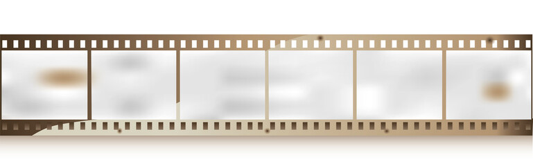 Blank grained film strips