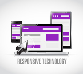 responsive technology electronics illustration