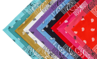 colorful bandana isolated