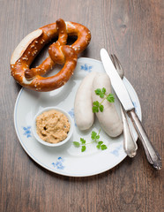 bavarian white sausage