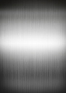 Silver brushed metal background texture