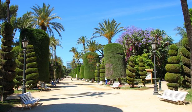 Parque Genov&eacute;s, Cadix