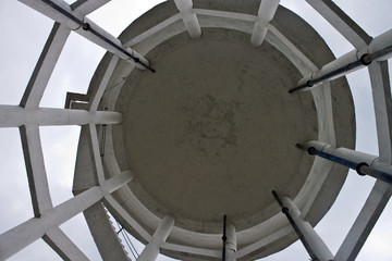 Watertower from bottom