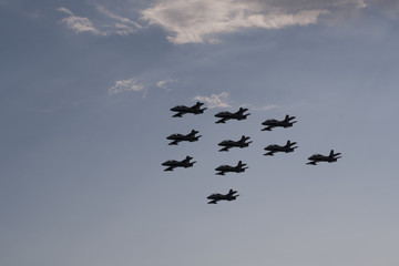 formazione aerea freccia