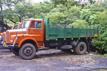 Trucks in India (Port Blair, Andaman Islands)
