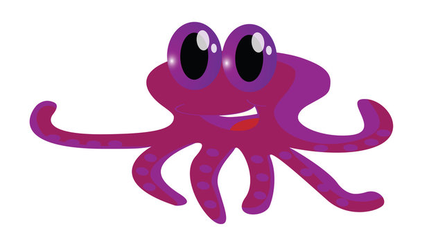 Cute octopus cartoon