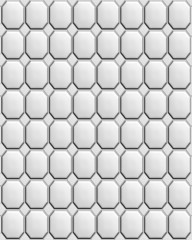 white tiles