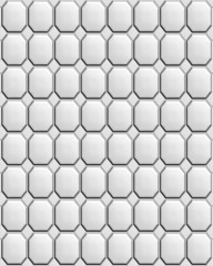 white tiles