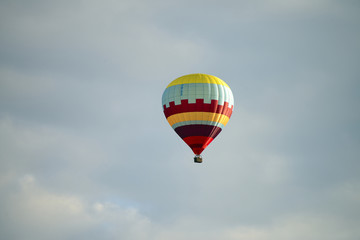 Fototapeta na wymiar Hot Air Balloon with copy space