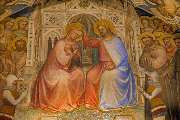 Padua - Coronation of Virgin Mary in Basilica of Saint Anthony