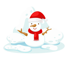 snowman vector
