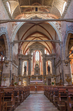 Venice - The Presbytery of the church Chiesa di San Stefano
