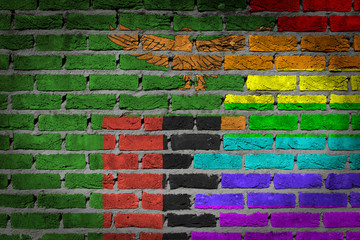 Dark brick wall - LGBT rights - Zambia