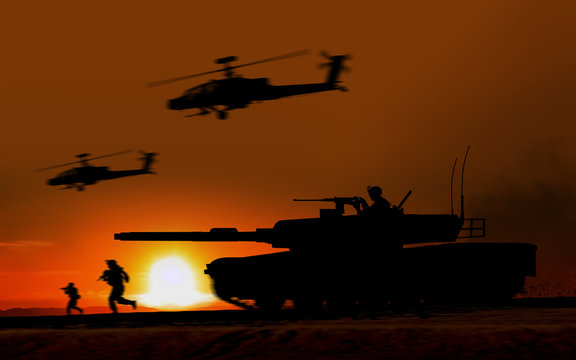 Combat Attack Abrams tank