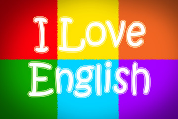 Love English Concept