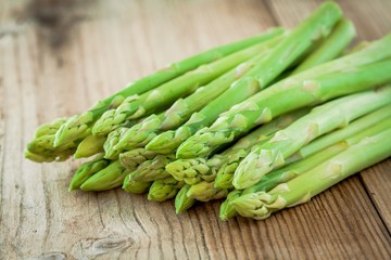 ripe organic asparagus