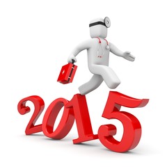 Doctor run to new year