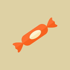 Candy. Food Flat Icon