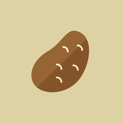 Potato. Food Flat Icon