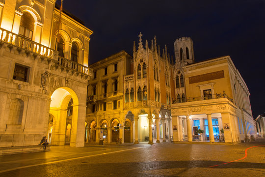 Padua - The Caffe Pedrocchi and part of Palazzo del Podesta
