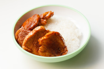 rice with meat