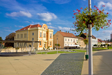 Town of Krizevci synagogue view
