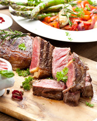 saftiges steak fleisch