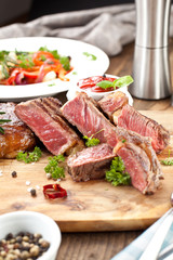 saftiges steak fleisch