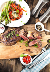 saftiges steak fleisch