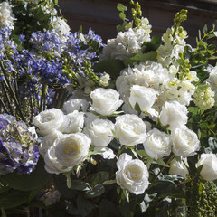 Artificial rose bouquet