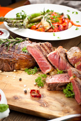 saftiges steak fleisch